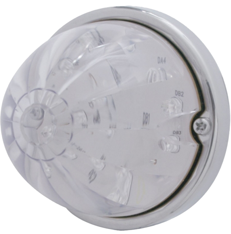 United Pacific 17 Amber LED Dual Function Flush Watermelon Light