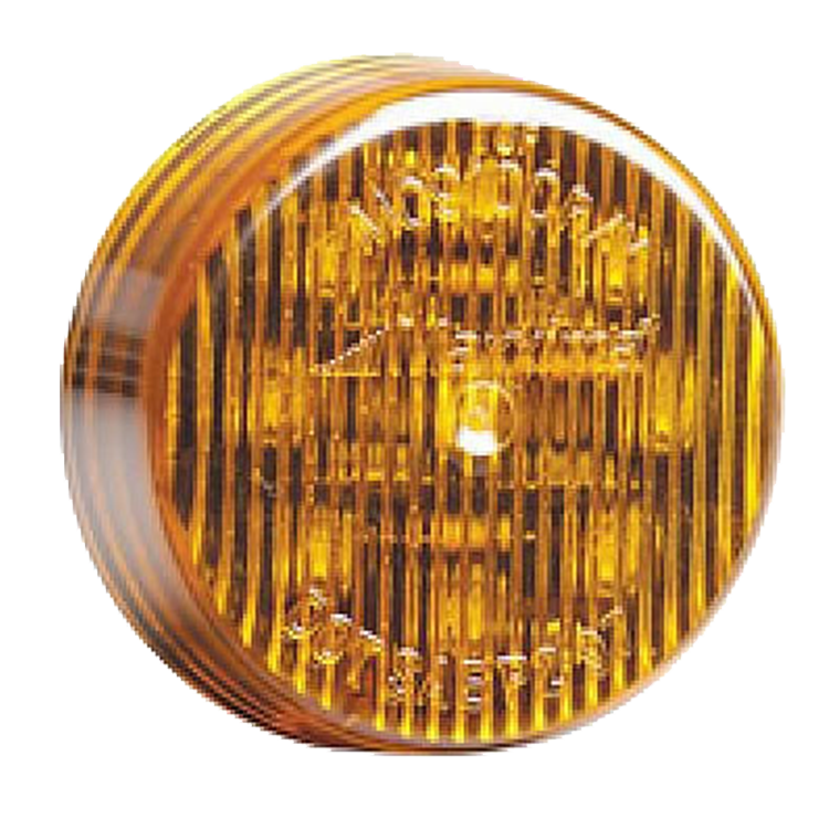 2" Round Amber LED Marker Light
