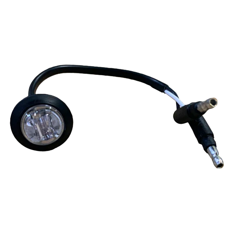3/4" Round Clear/Amber Clearance Marker Light