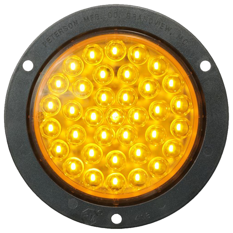 Amcan 4" Round Amber LED Turn Signal
