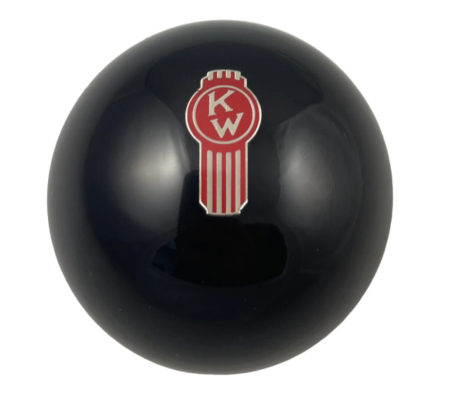 Twisted Shifterz Black Crooked Brake Knob for Kenworth