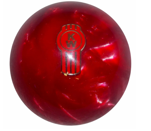Twisted Shifterz Pearl Red Shift Knob for Kenworth