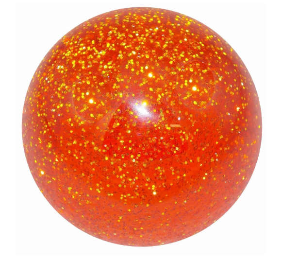 Twisted Shifterz Orange Glitter Shift Knob