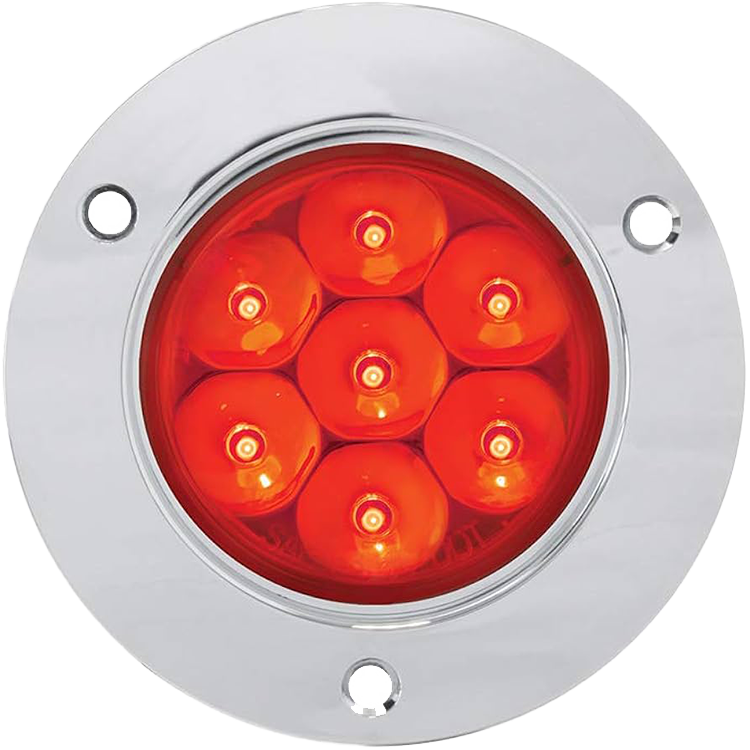 Grand General 2" Lo Pro Pearl Red/Red LED Light