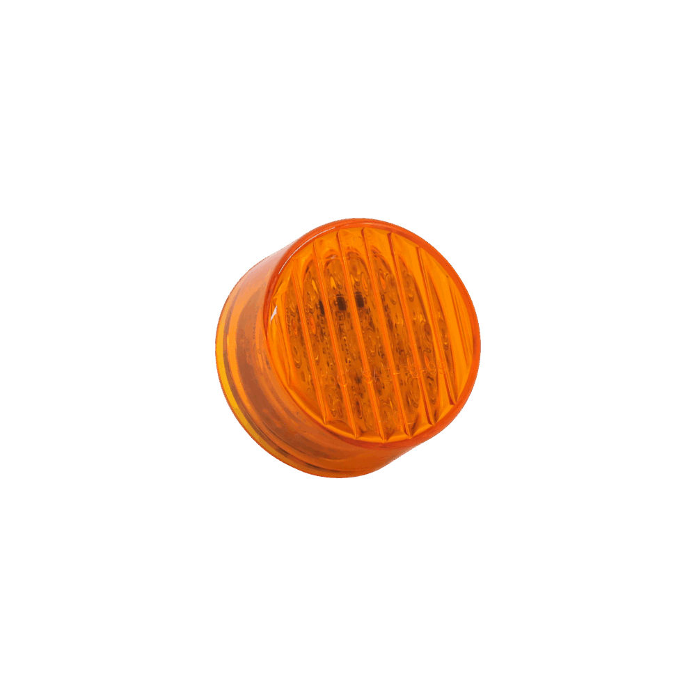 9 LED 2" Round Light (Clearance/Marker) - Amber LED/Amber Lens