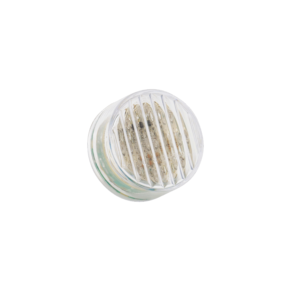 9 LED 2" Round Light (Clearance/Marker) - Amber LED/Clear Lens