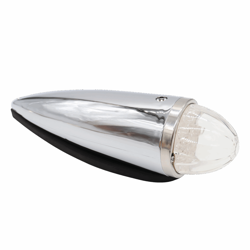 17 LED Dual Function Watermelon Cab Light Kit - Amber LED/Clear Lens