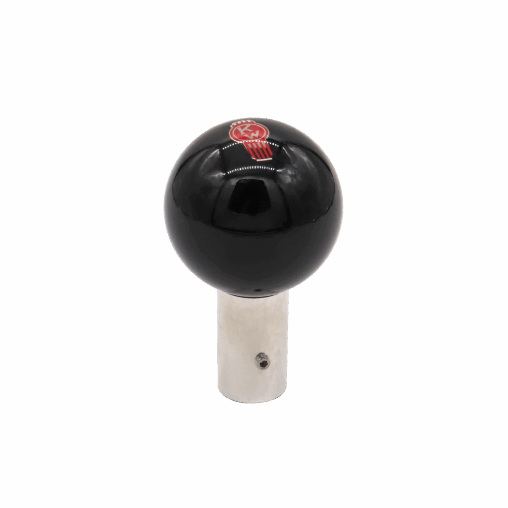 Twisted Shifterz Black Crooked Kenworth Brake Knob