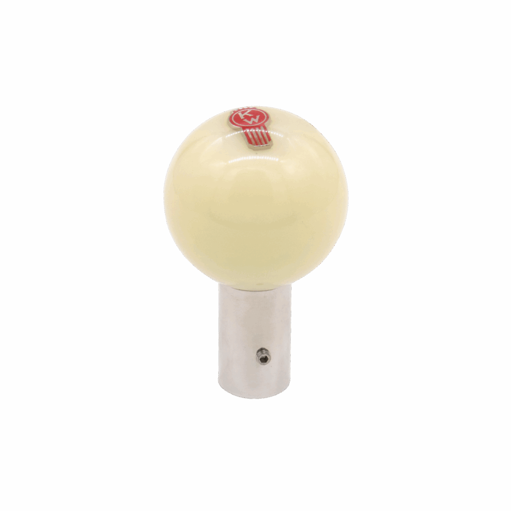Twisted Shifterz Ivory Crooked Kenworth Brake Knob