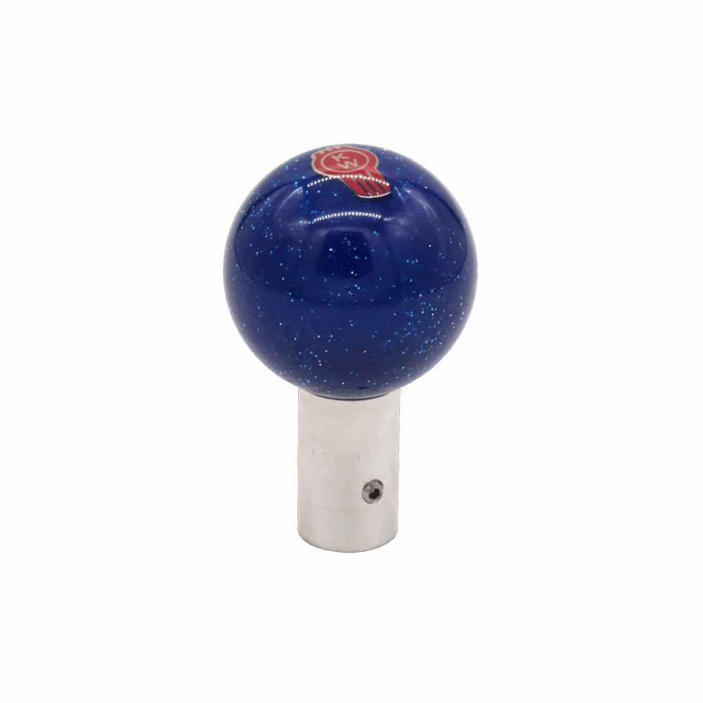Twisted Shifterz Kenworth Blue Glitter Brake Knob