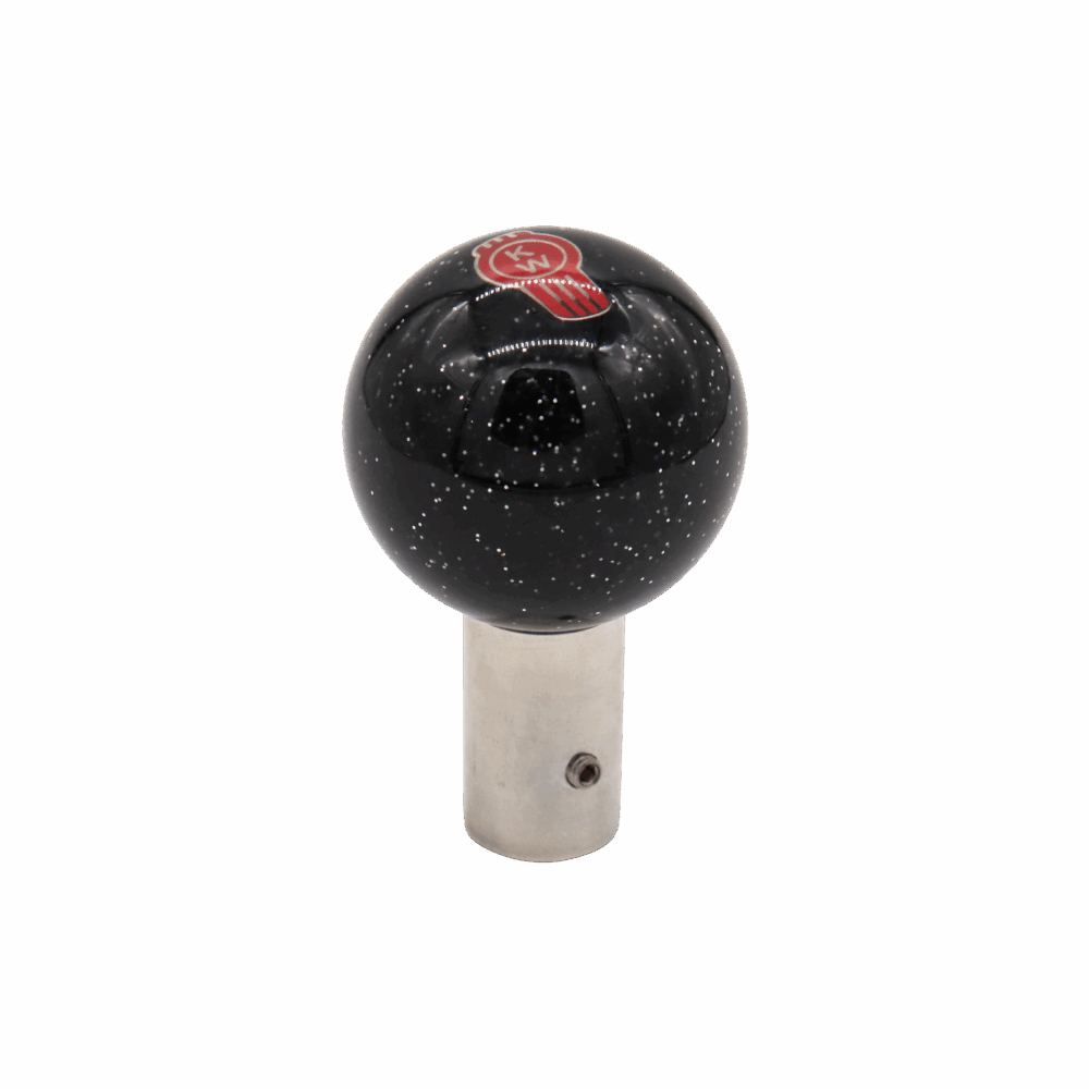 Twisted Shifterz Kenworth Black Glitter Brake Knob