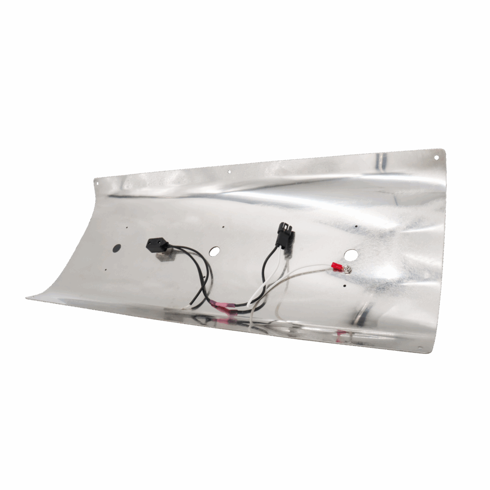 63" Curved Bunk Panel with Three Watermelon Lights