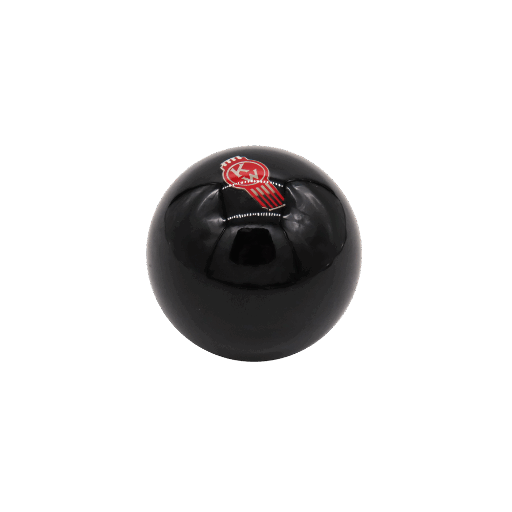 Twisted Shifterz Black Crooked Brake Knob for Kenworth