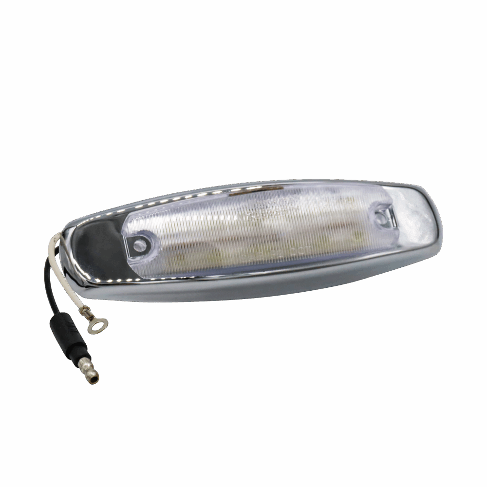 6" Amber Clear Clearance Marker Light