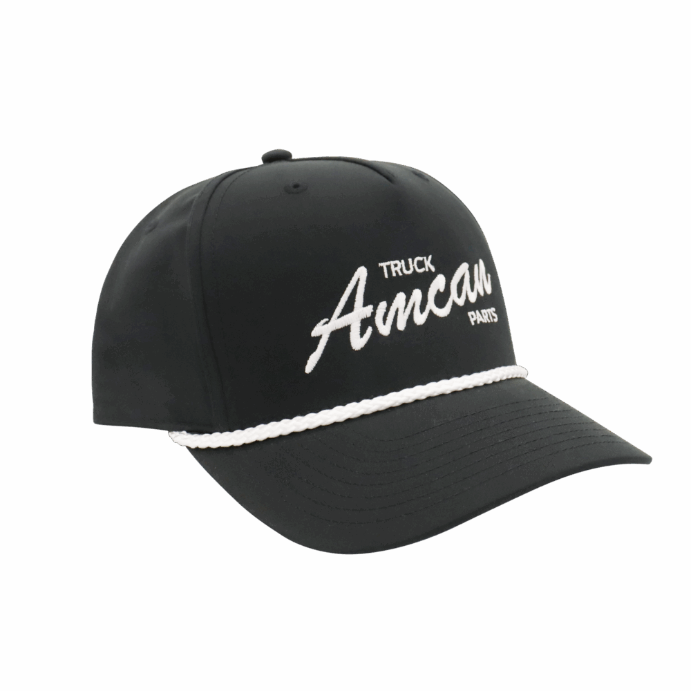 Black Amcan Richard Rope Hat