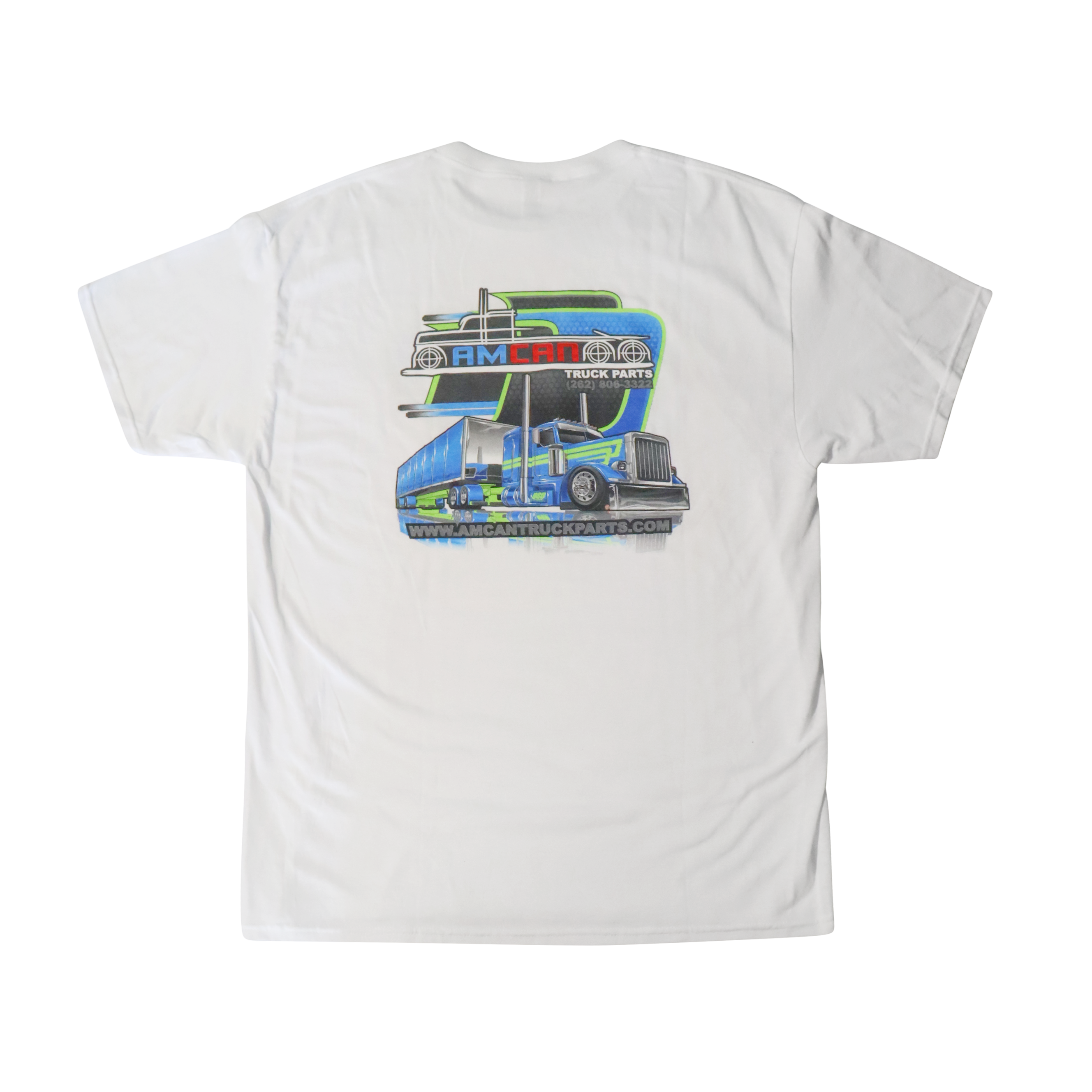 3XL White Amcan Truck Fest 2021 T-Shirt