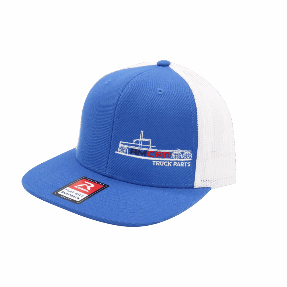 Amcan Flatbill Snapback – Blue/White (511 Logo)