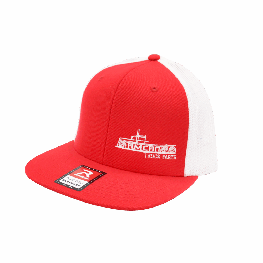Amcan Red & White Richardson Snapback 511