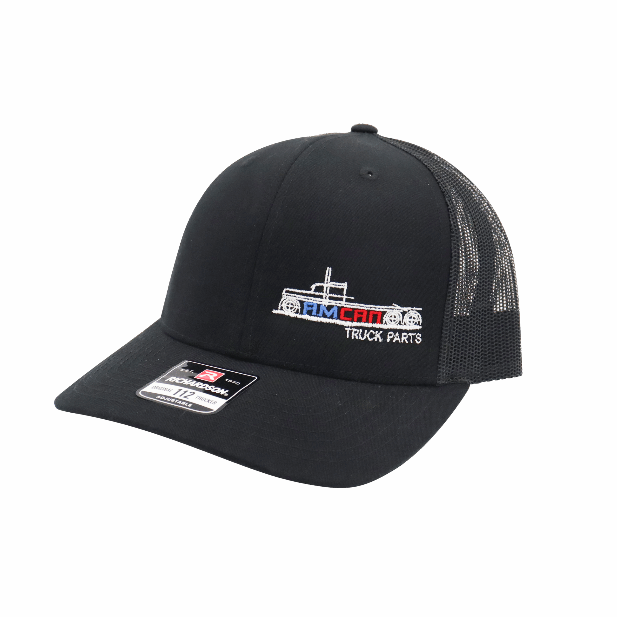 Black Trucker Snapback w/ Amcan Logo