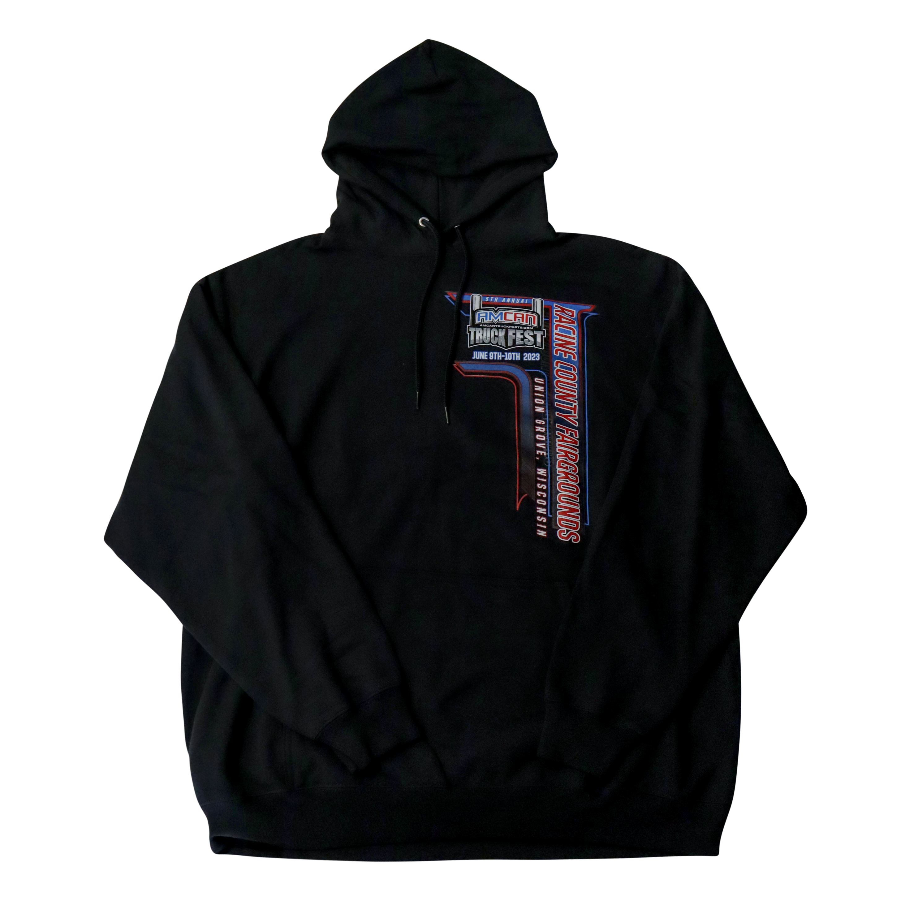 XL Amcan Truck Fest 2023 Black Hoodie