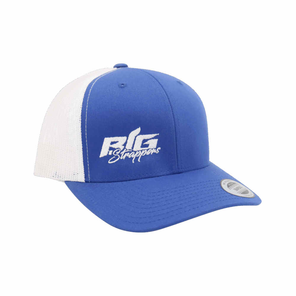 Big Strappers Blue & White Snapback