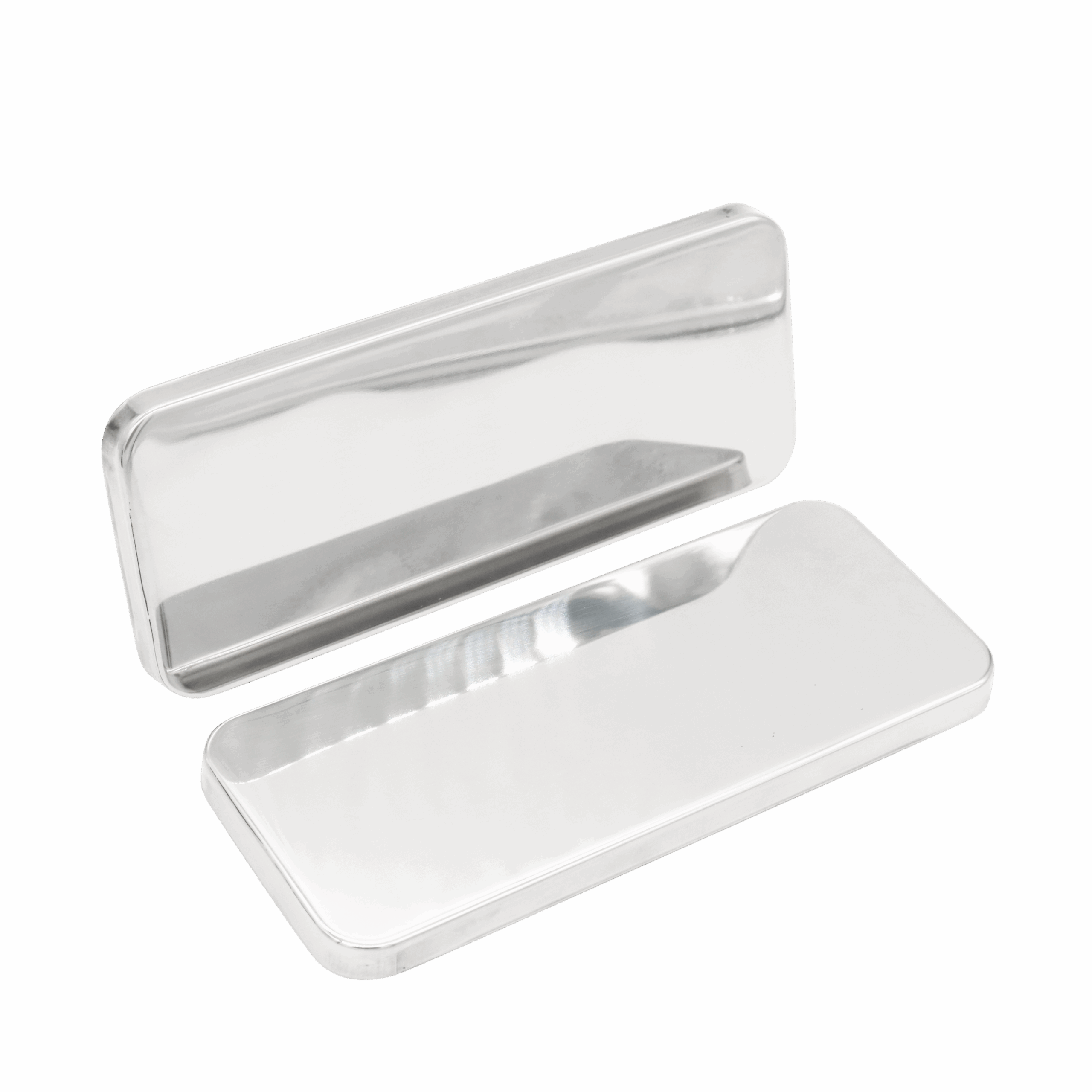 Peterbilt Stainless Vent Door Cover - Plain (Card of 2)