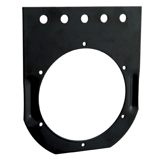 4" Black Light Bracket - 1 Hole