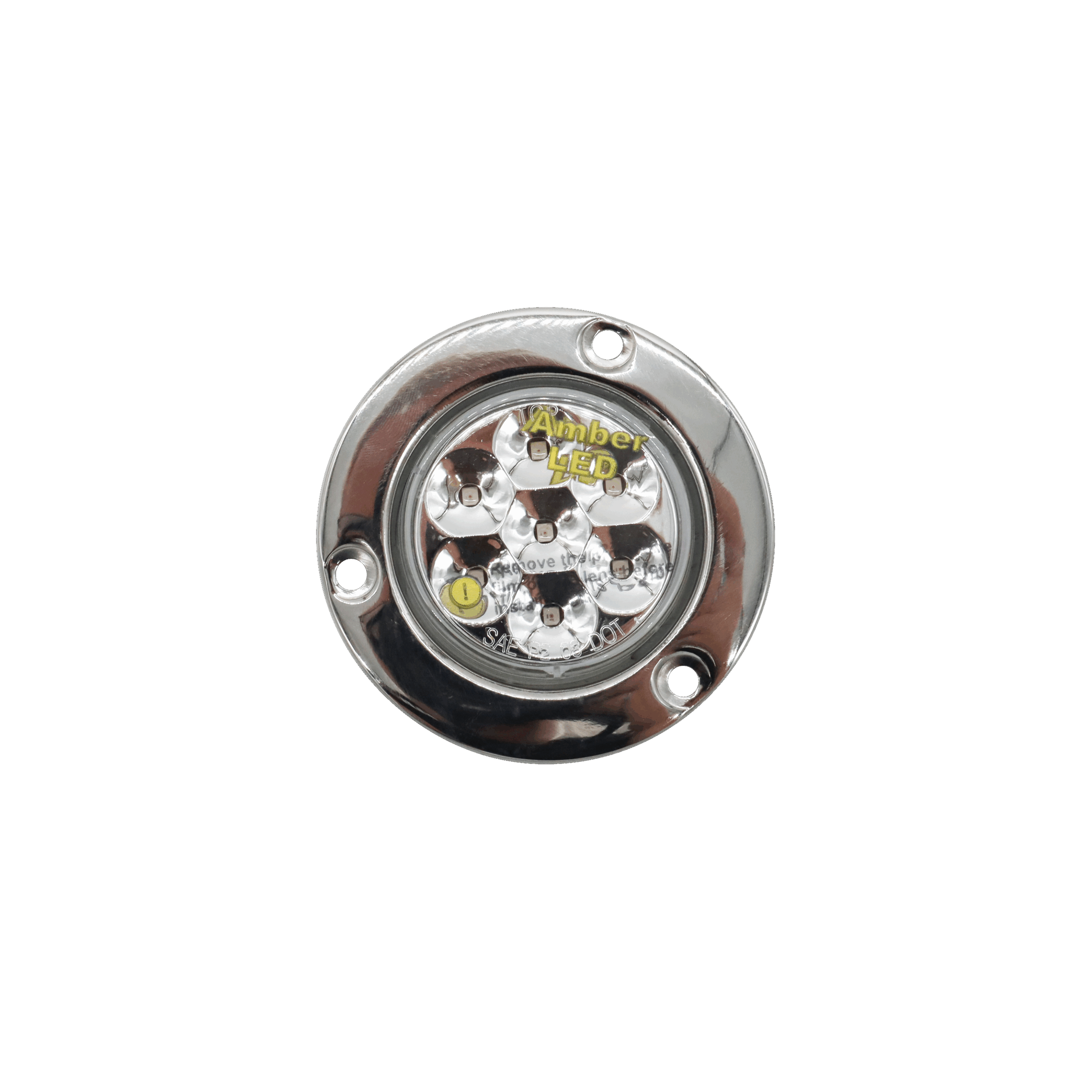 Amber Clear Pearl Series 2" LED Light