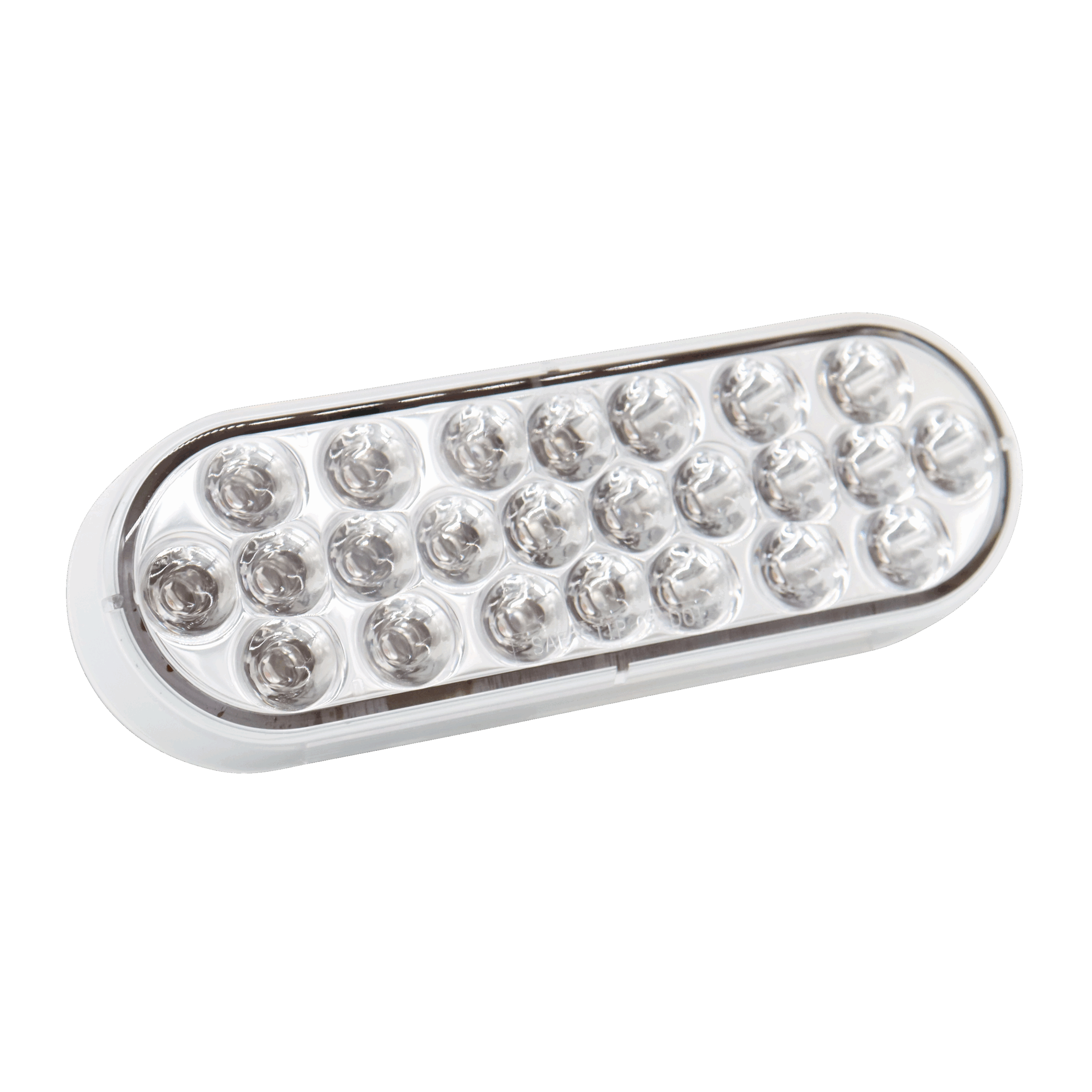 Amber Clear Pearl Series Oval LED Light