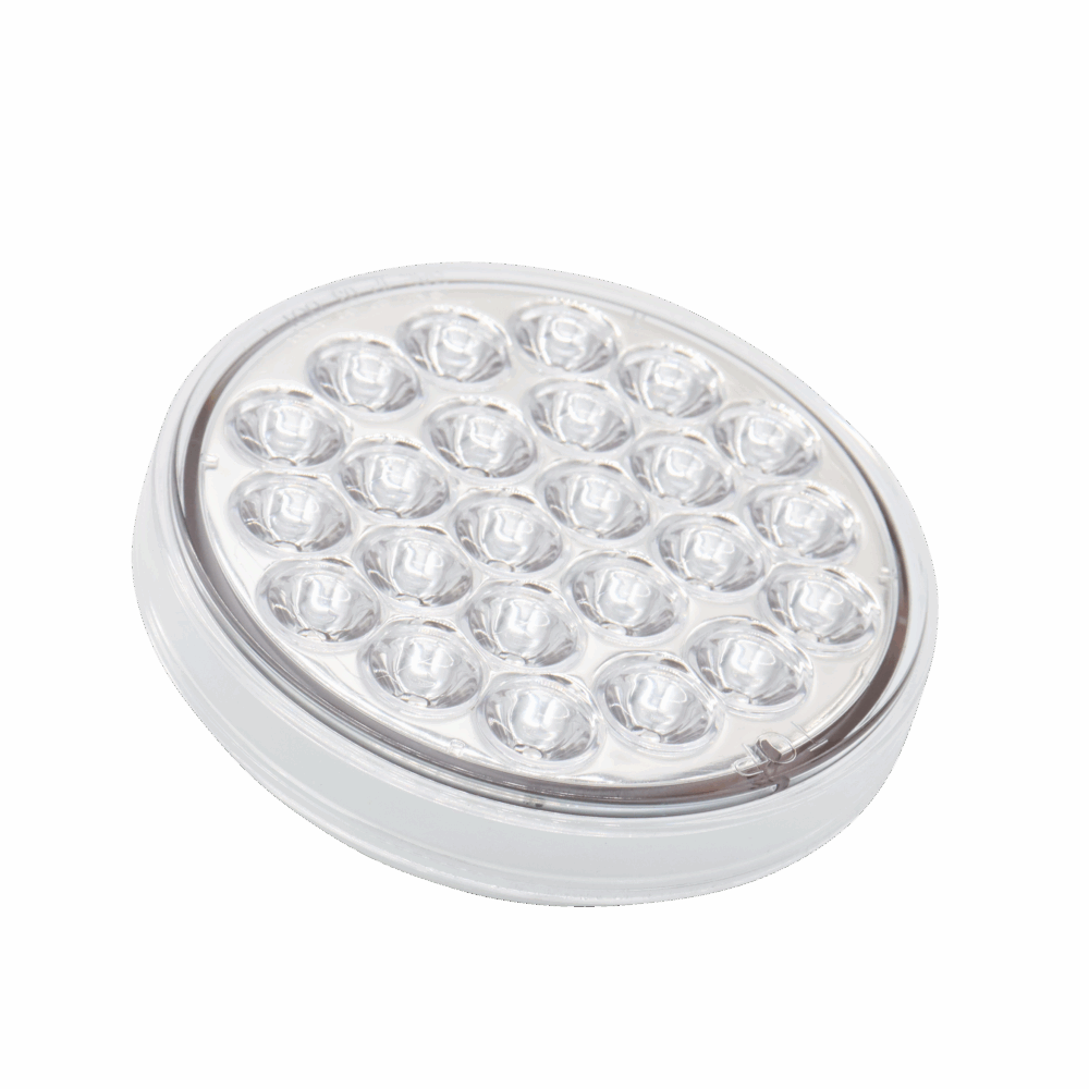 Amber Clear Pearl Series 4" LED Light