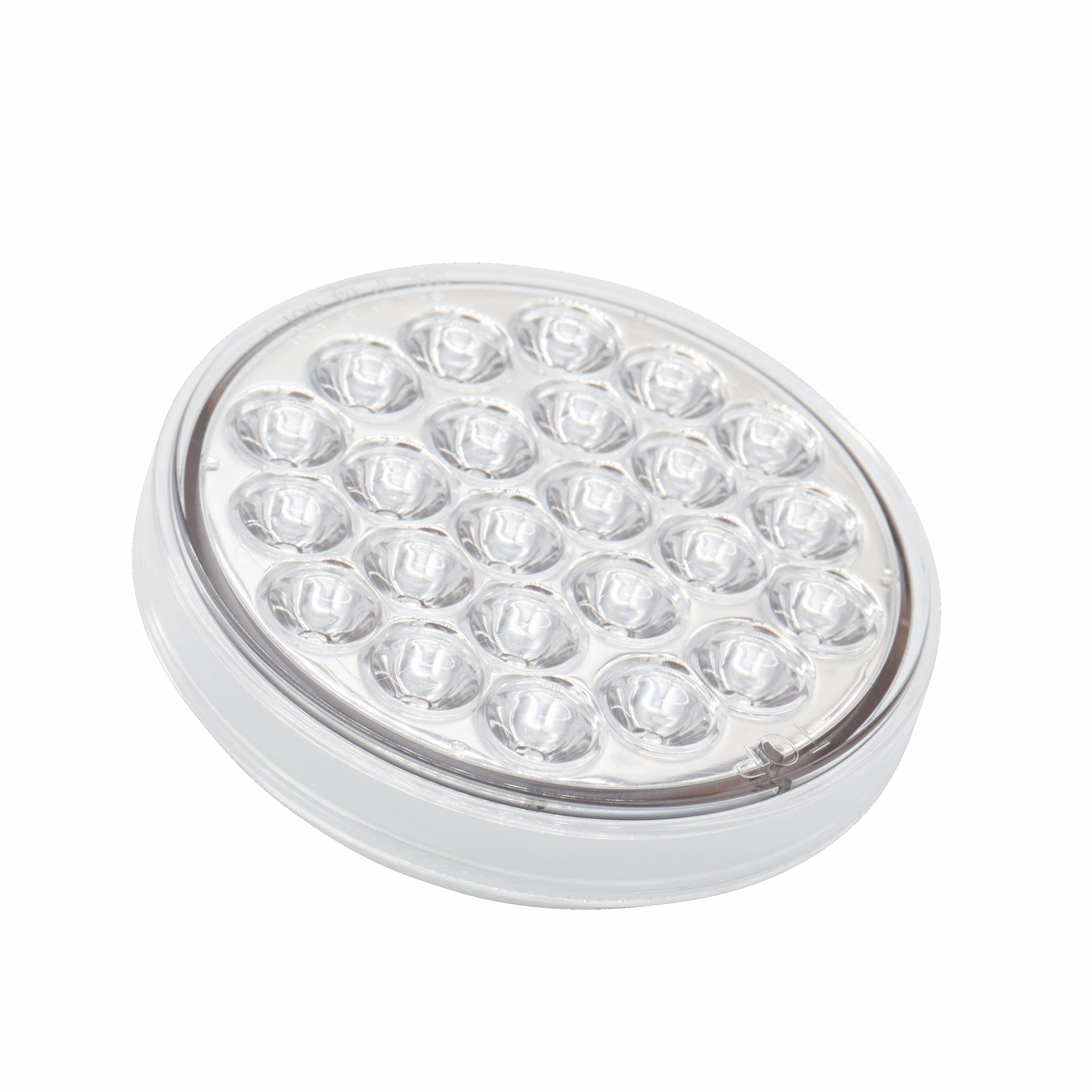 Amber Clear Pearl Series 4" LED Light