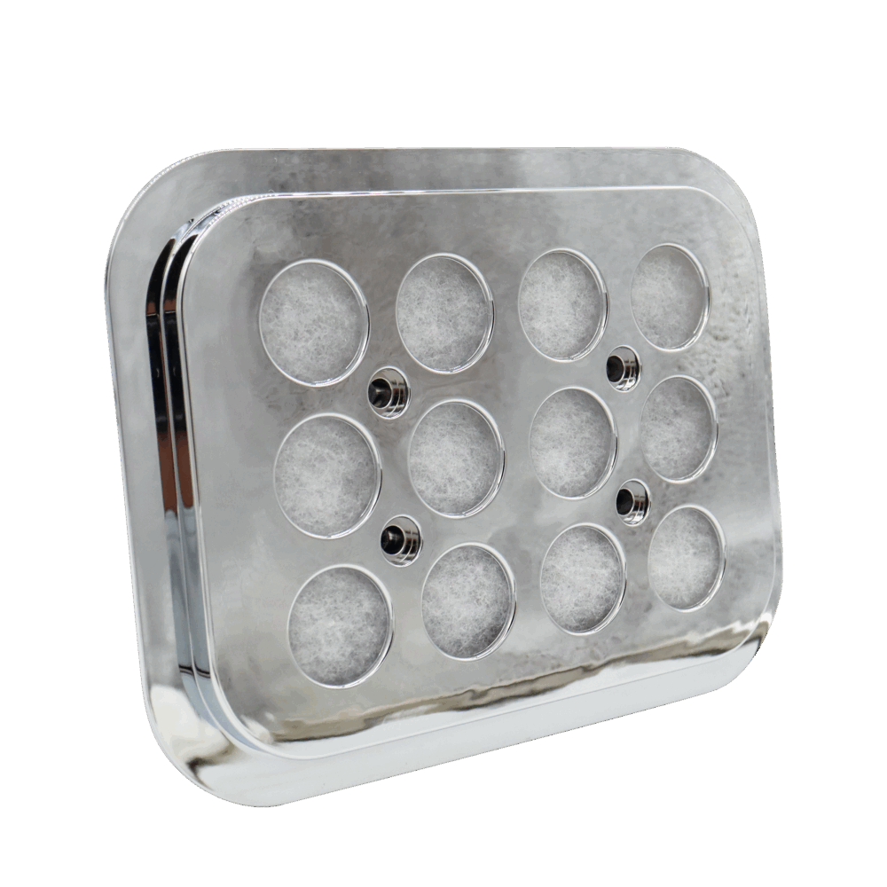 Kenworth Cabin Fresh Air Filter Chrome