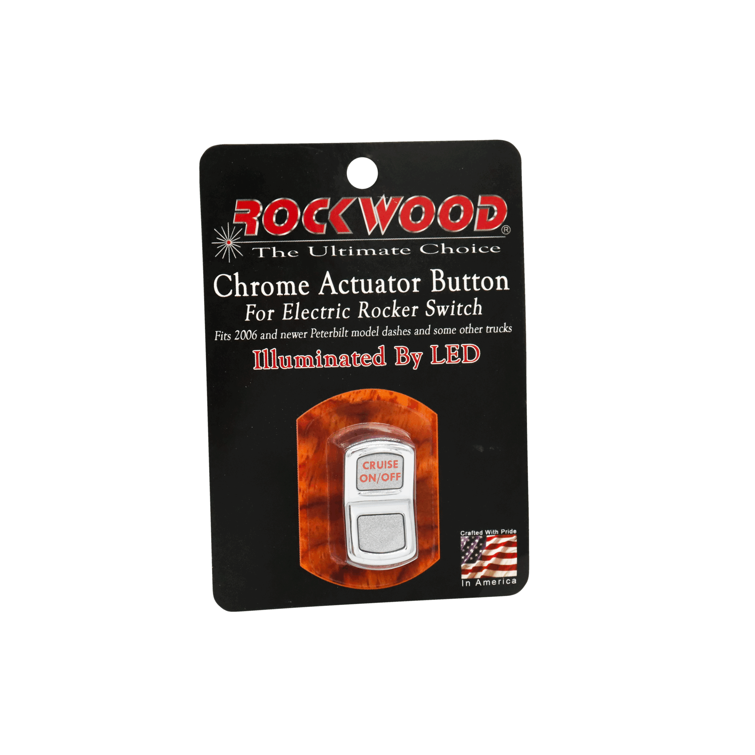 Rockwood Chrome Rocker Switch Cover – Cruise On/Off