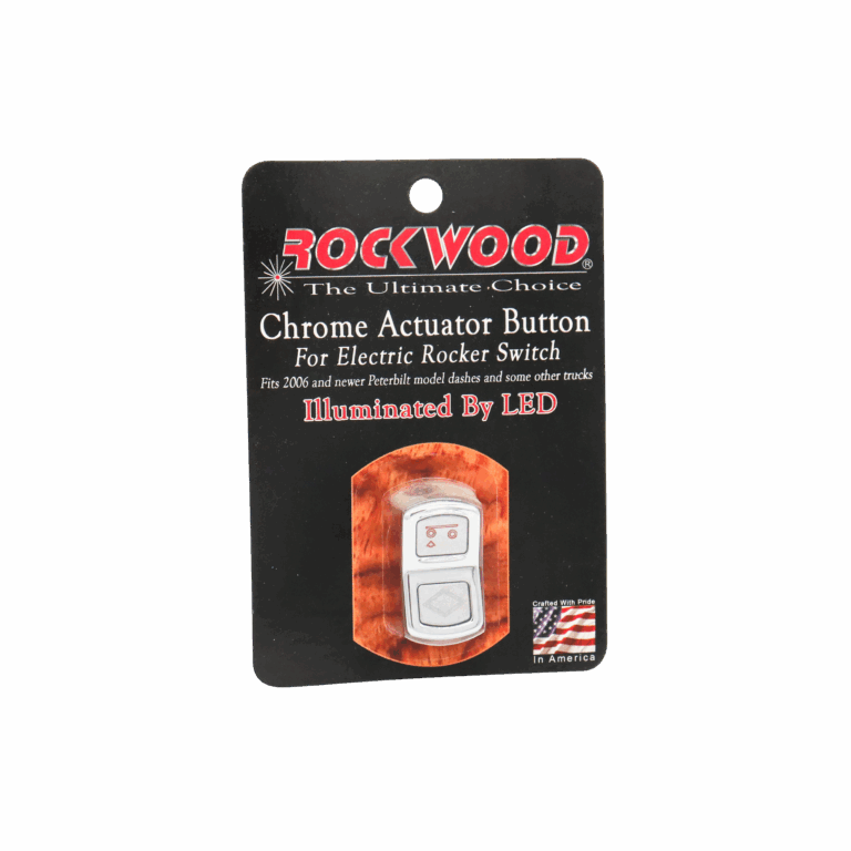 Axle Rocker Switch Rockwood Chrome Rocker Switch Cover – Lift Axle | Amcan Truck Parts