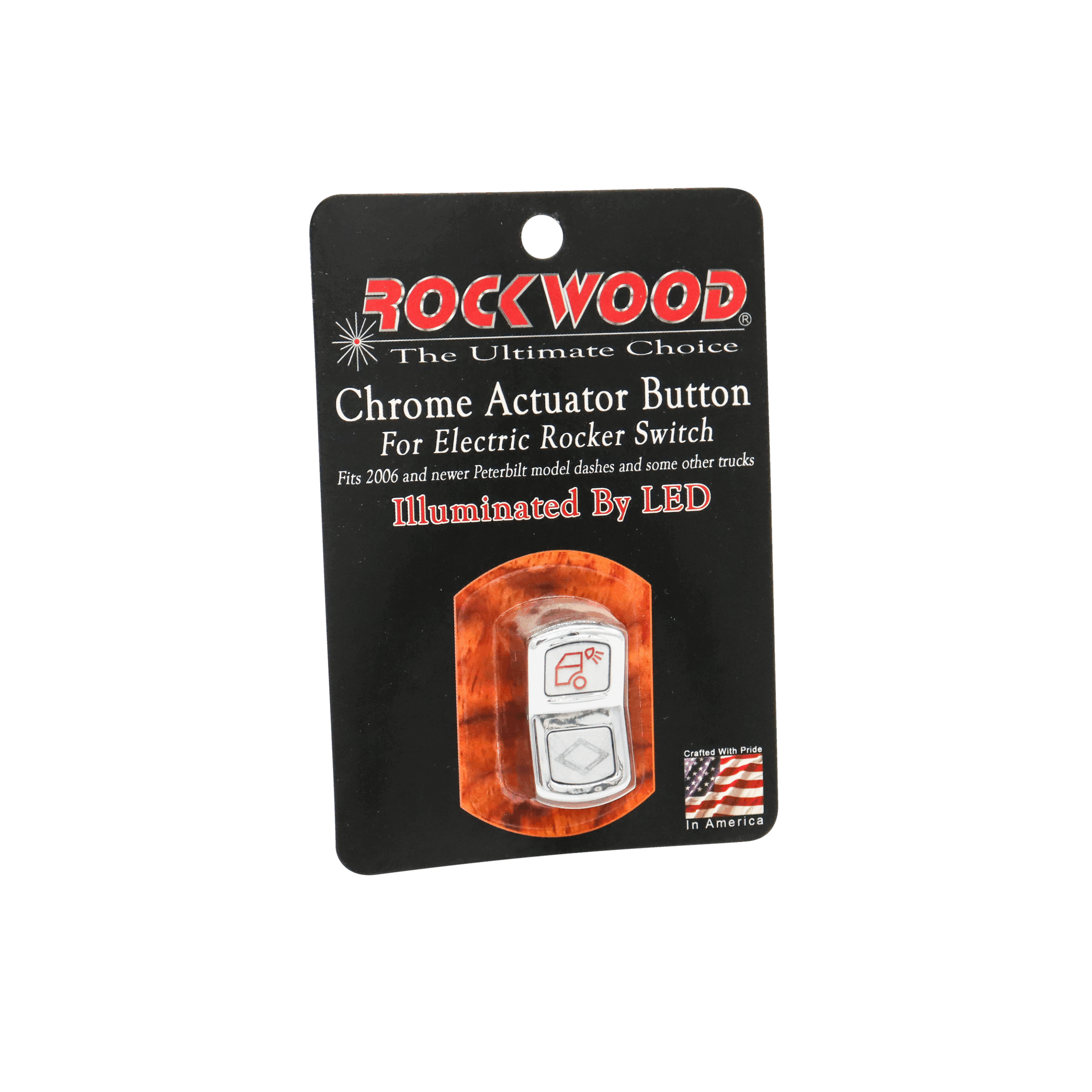 Rockwood Chrome Rocker Switch Cover