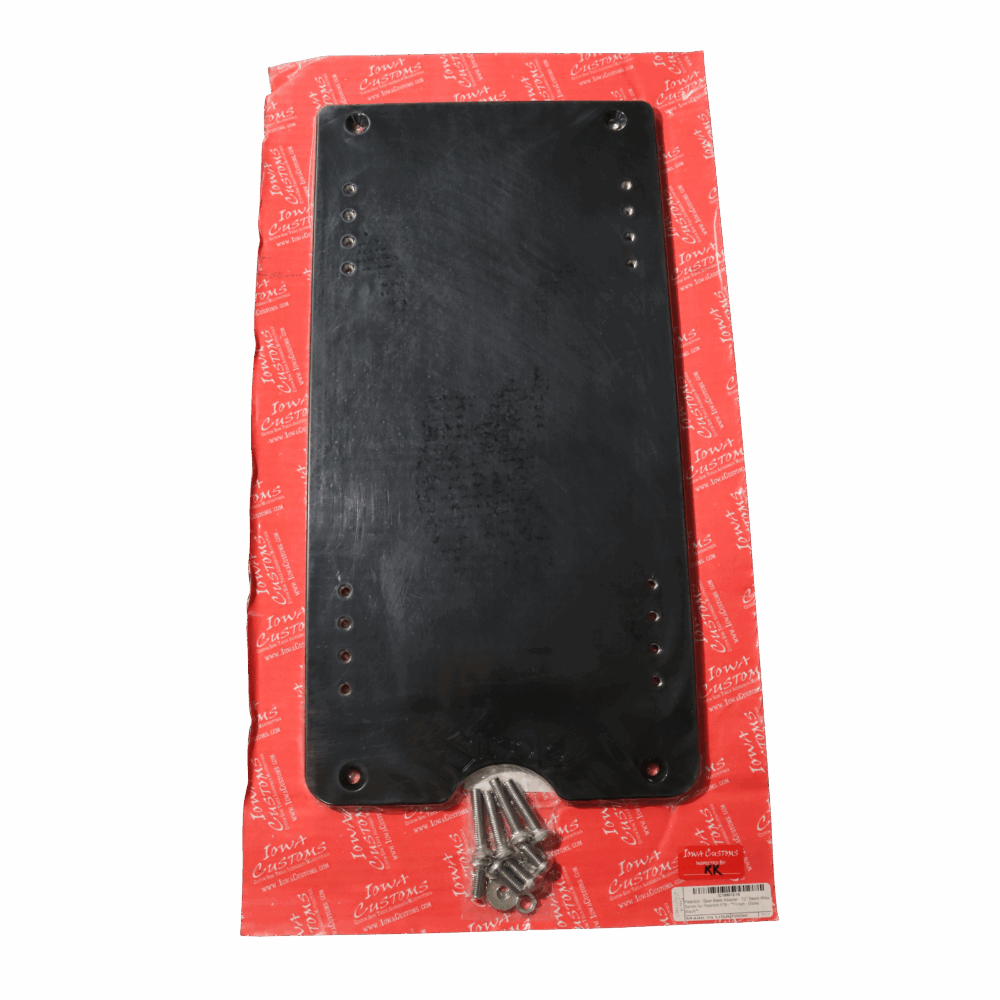 12" Peterbilt Black Seat Base Adapter