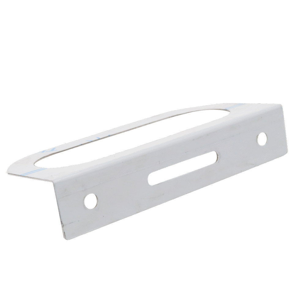 Stainless Light Bracket With Single Oval Light Cutout