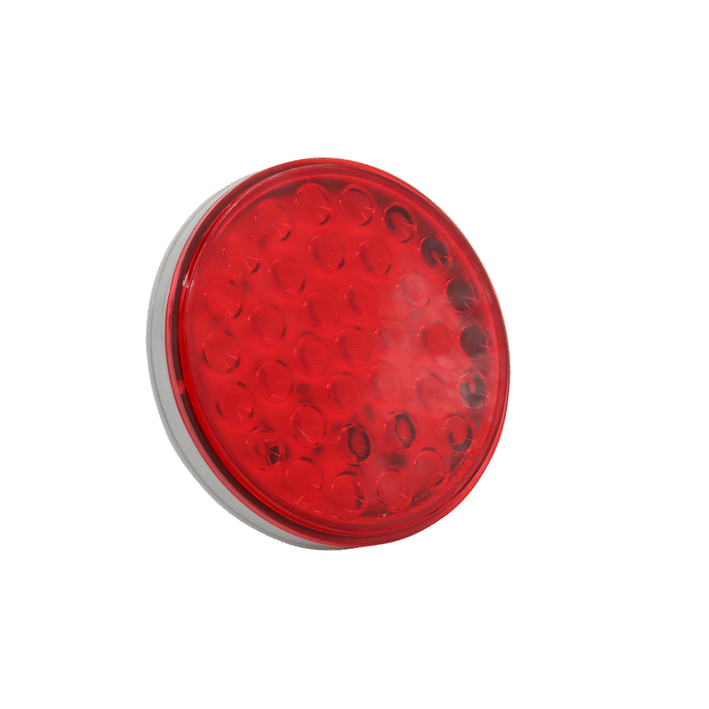36 LED 4" Round Light (Stop, Turn & Tail) - Red/Red Lens