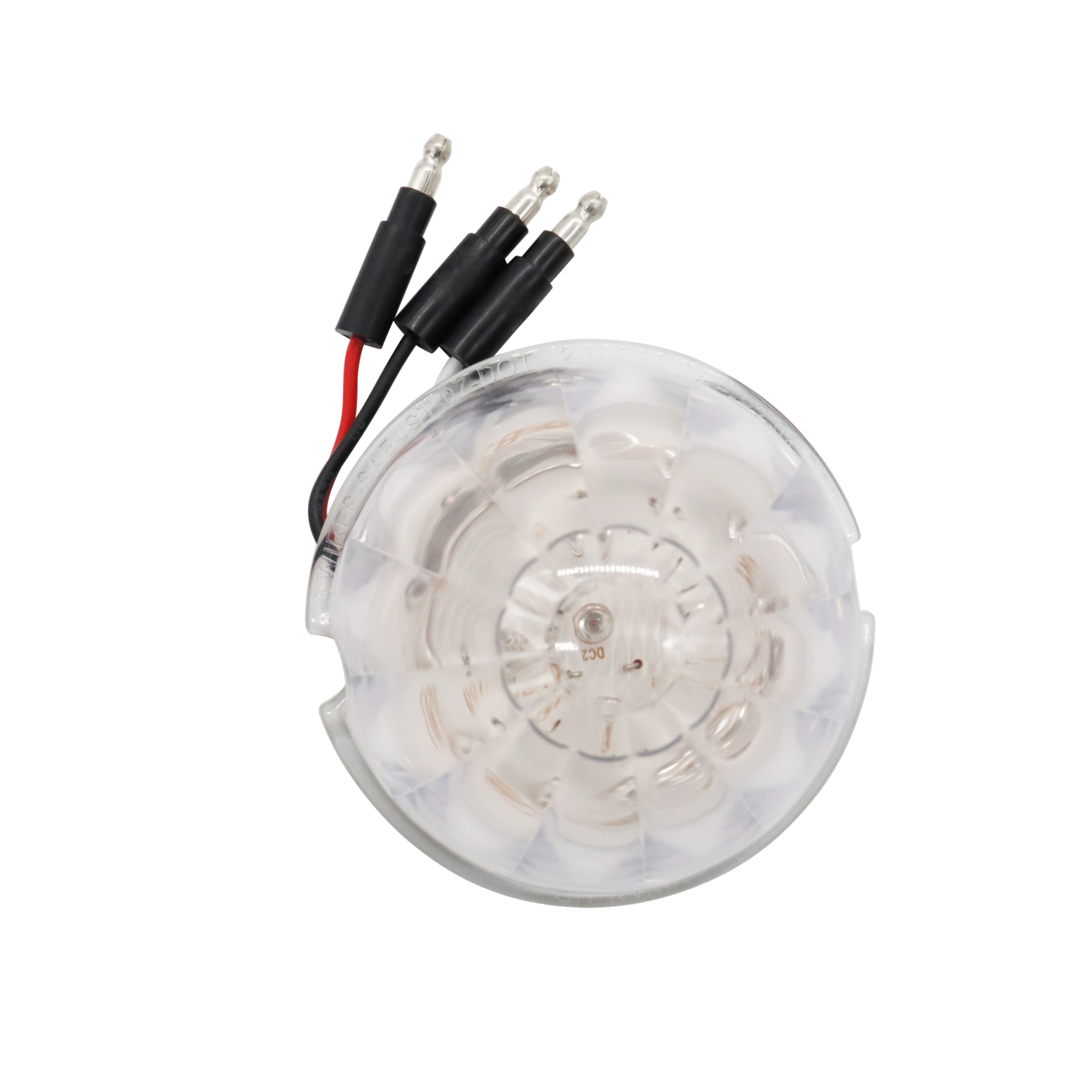 39733B 17 LED Dual Function Watermelon Cab Light - Amber LED/Clear Lens