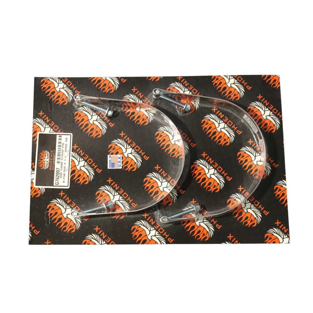 8.25 Universal Stainless Air tank Straps, Sold as a pair