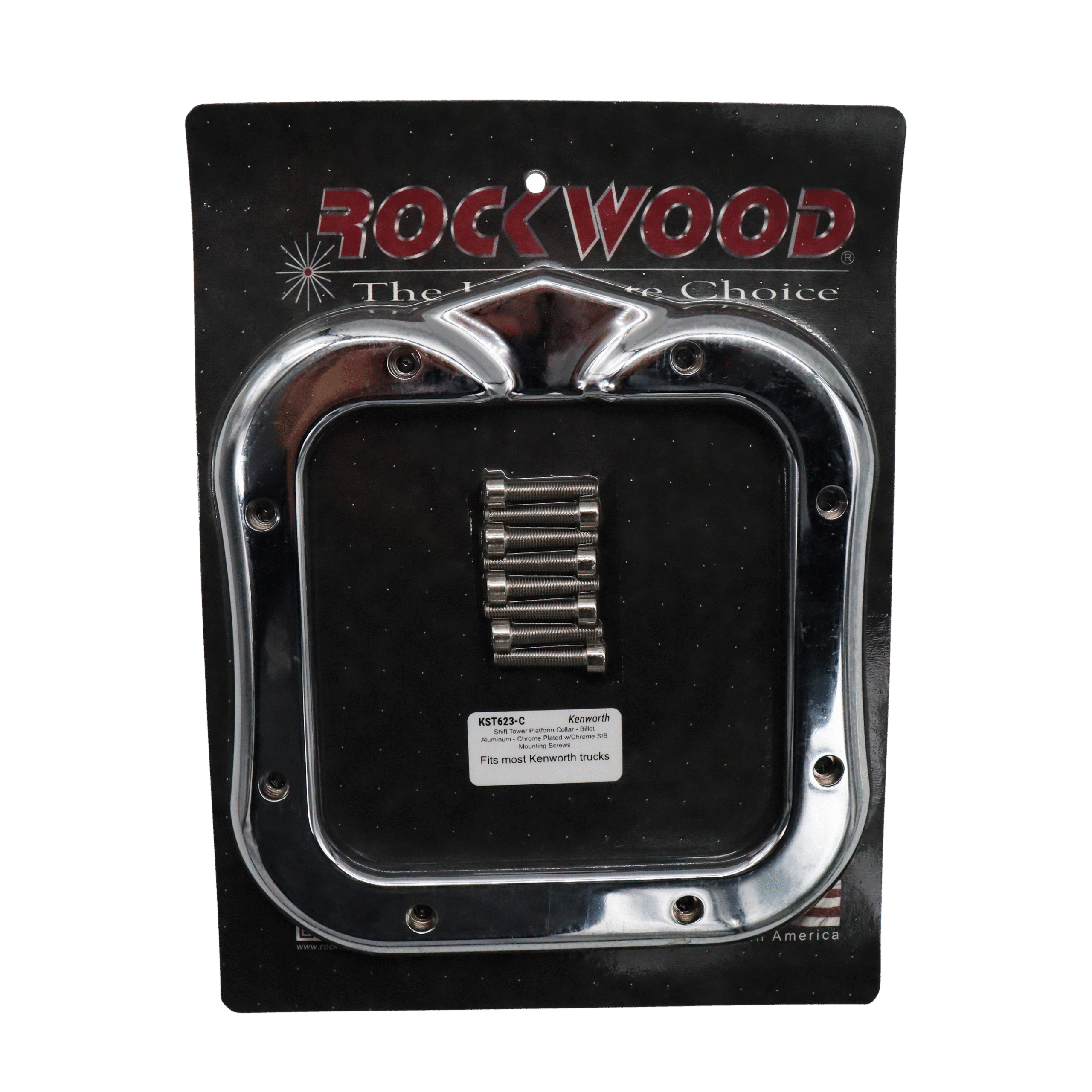 Rockwood Shift Tower Collar – Chrome with Screws