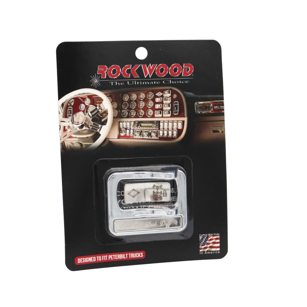 Chrome S/S - Switch Guard and Actuator Button Covers for Horizontal Air Switches -  Front Full Locking Differential