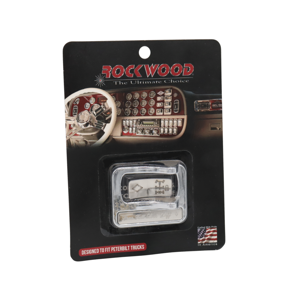 Chrome S/S - Switch Guard and Actuator Button Covers for Horizontal Air Switches - Rear Full Locking Differential