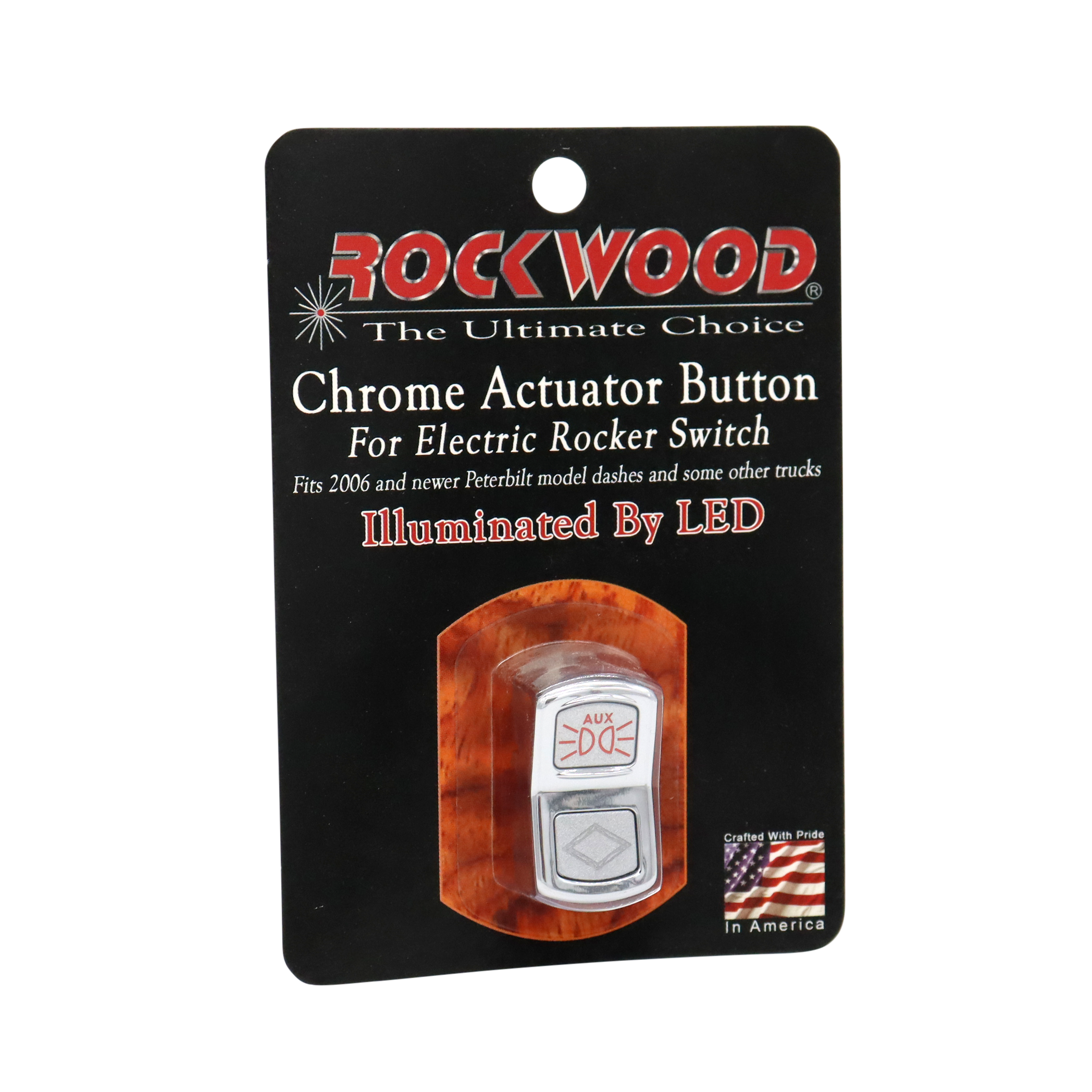 Rockwood Chrome Auxiliary Light Buttons