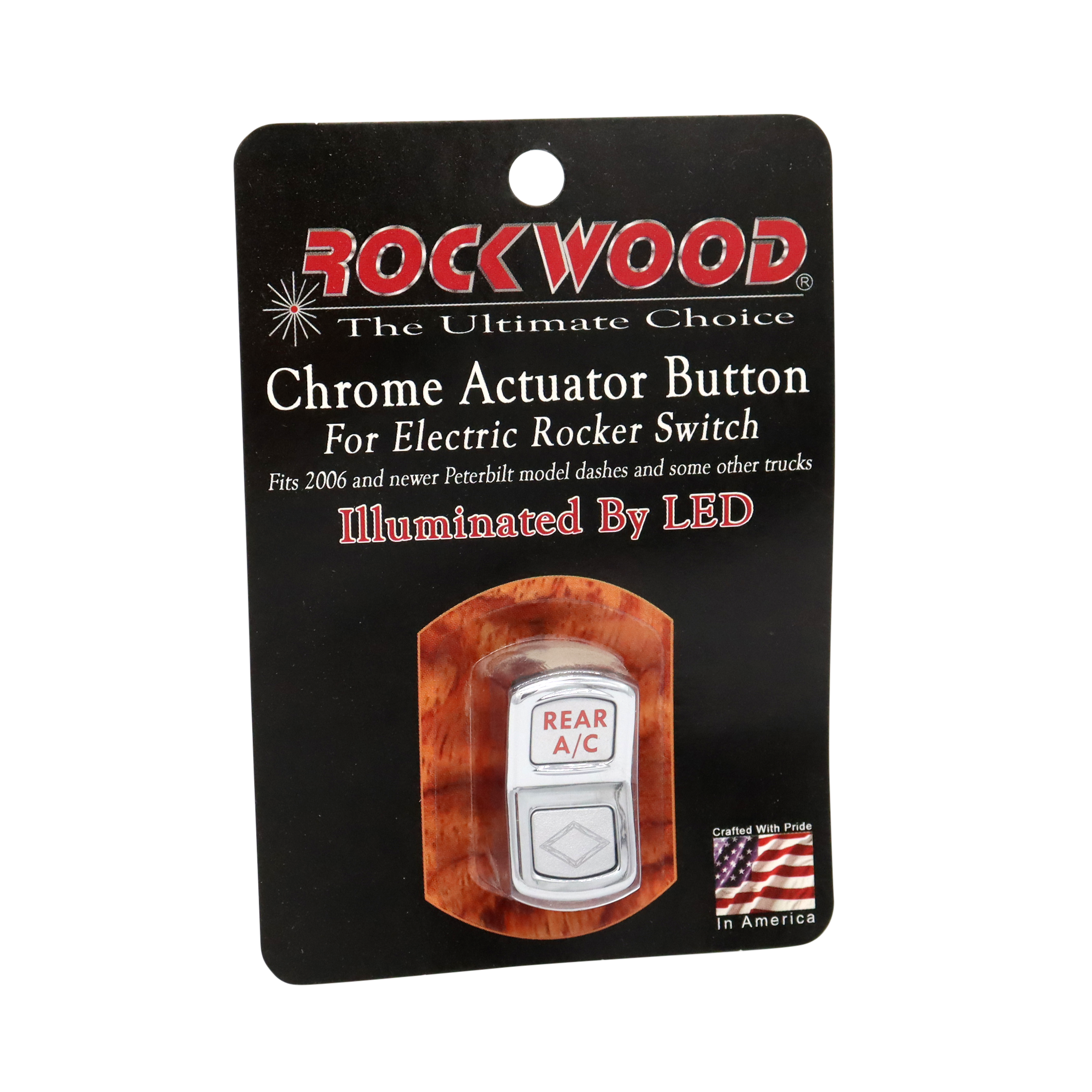 Rockwood Chrome Rocker Switch Cover – Rear A/C