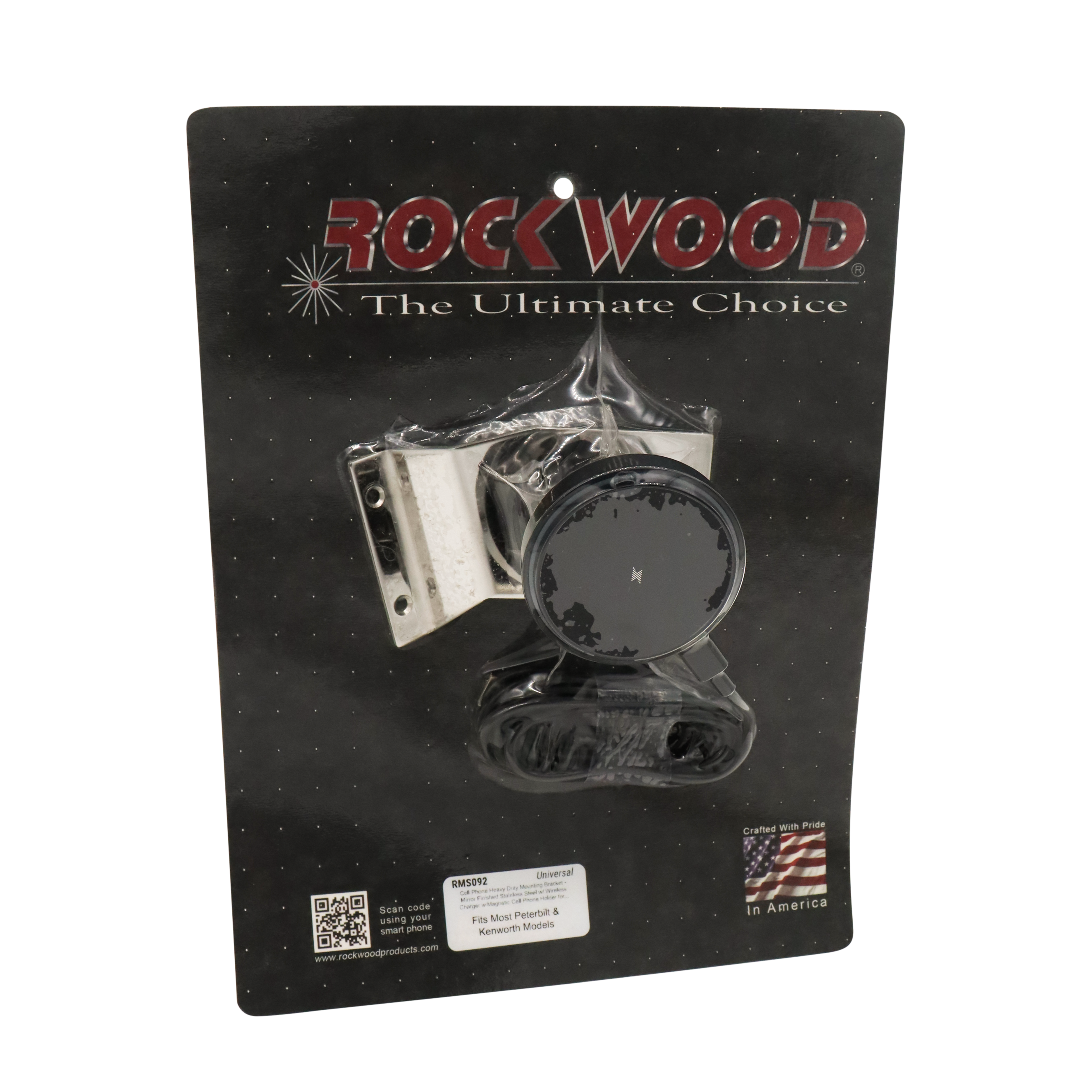 Chrome Cell Phone Mount with Mag Safe Charger