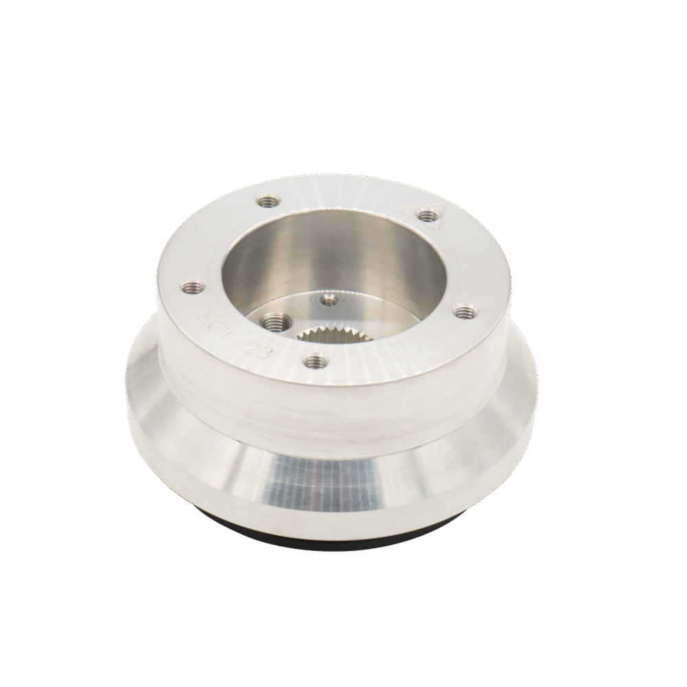 Steering Creations Inc 723 Polished Aluminum Finish - 5-Hole Bolt Pattern