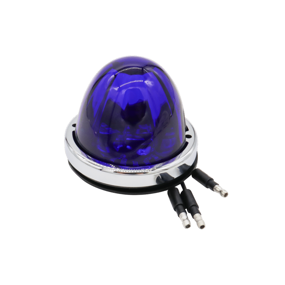 Blue Glass Watermelon LIght